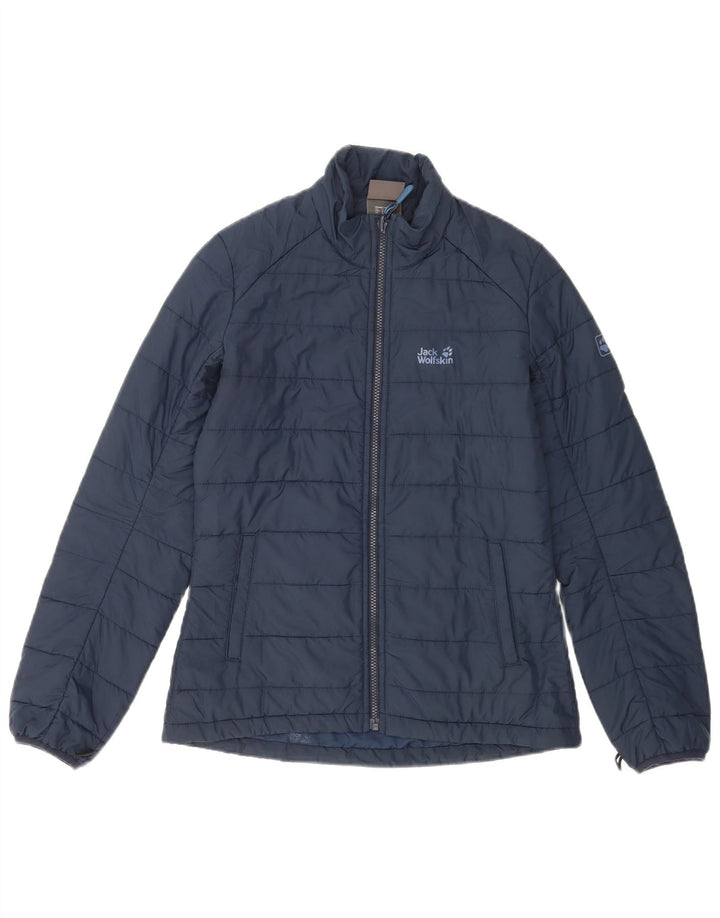 Jack Wolfskin Damen Liner Wattierte Jacke UK 8/10 Small Marineblau Polyester