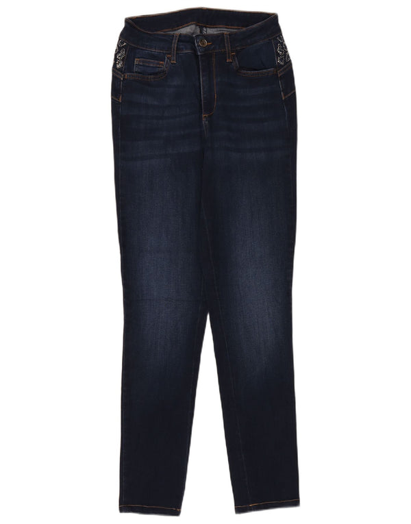 Liu Jo Damen Milano Skinny Jeans W28 L30 Blaue Baumwolle