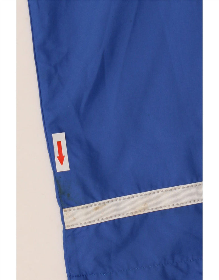 Asics Herren-Trainingshose aus mittelblauem Colourblock-Polyester