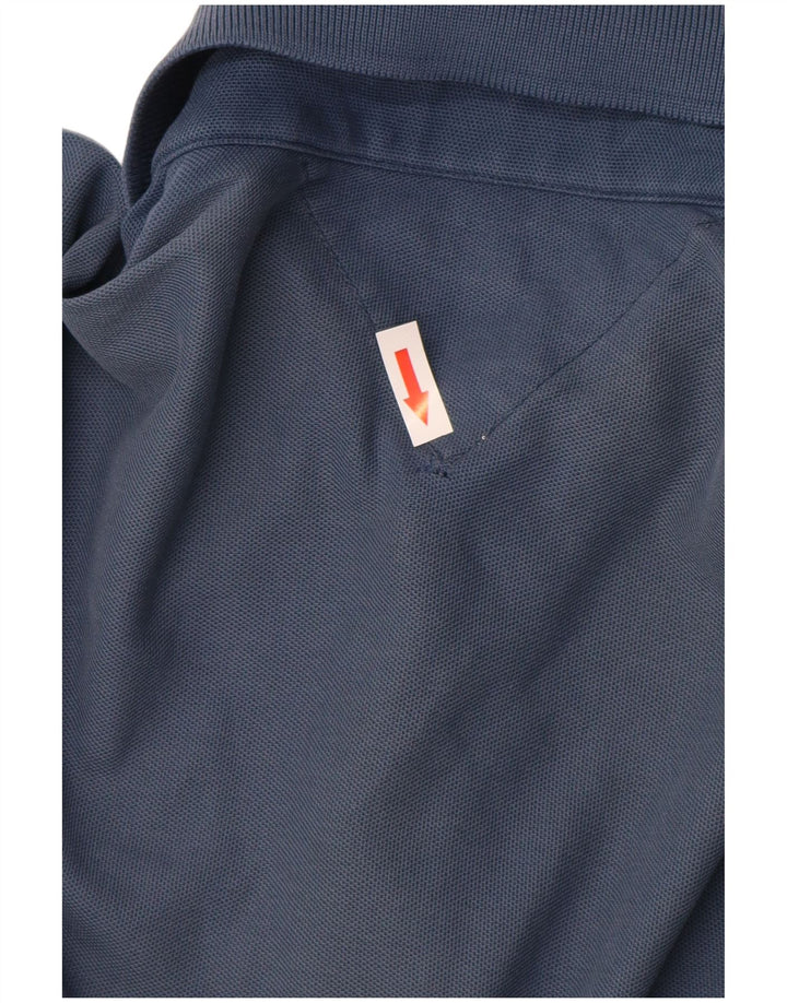 TOMMY HILFIGER Herren Slim Fit Poloshirt Große blaue Baumwolle