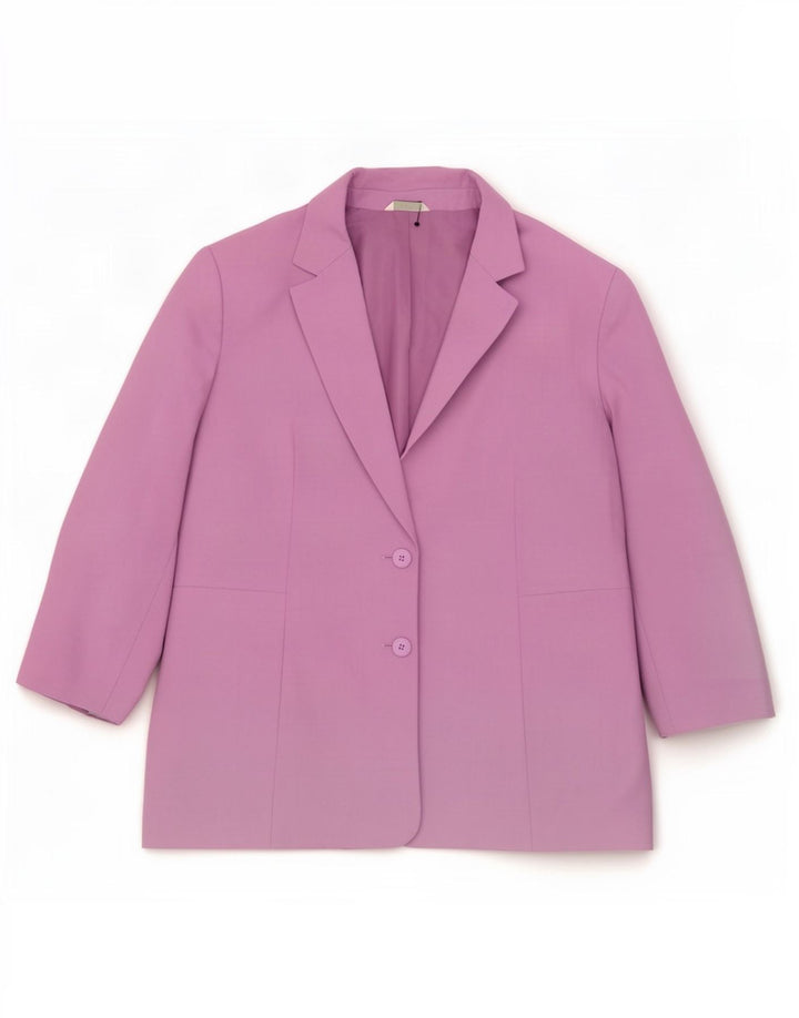 Marks & Spencer Damen Standard 2-Knopf-Blazerjacke UK 20 2XL Flieder