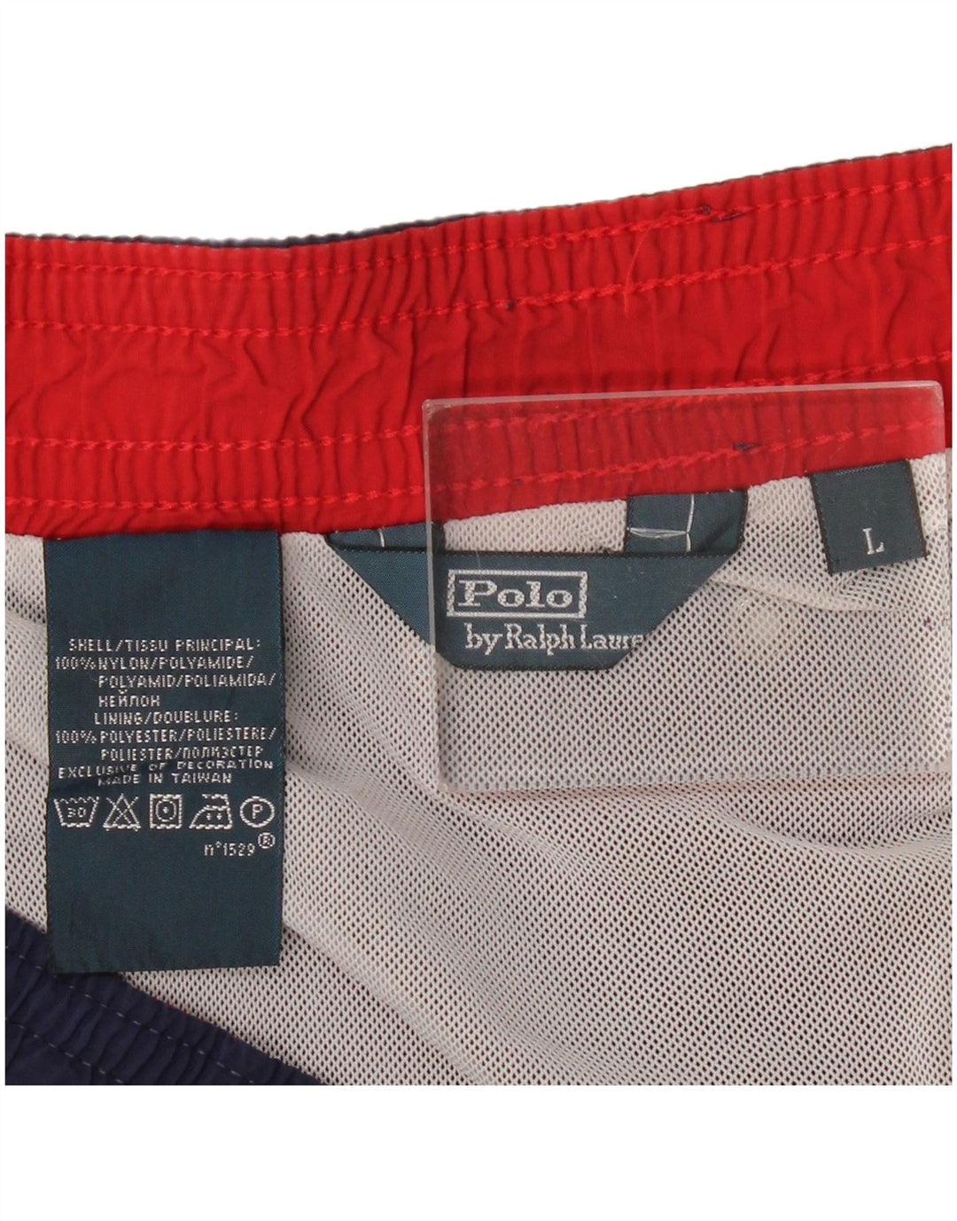 Polo Ralph Lauren Herren-Badeshorts, groß, marineblaues Nylon