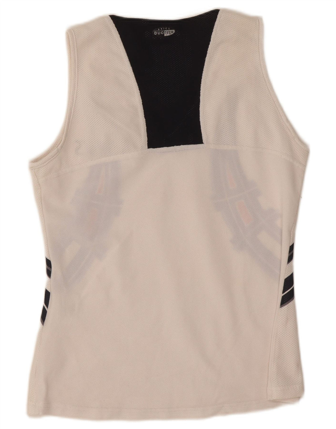 Asics Damen Graphic Vest Top UK 10 Small Weiß Polyester