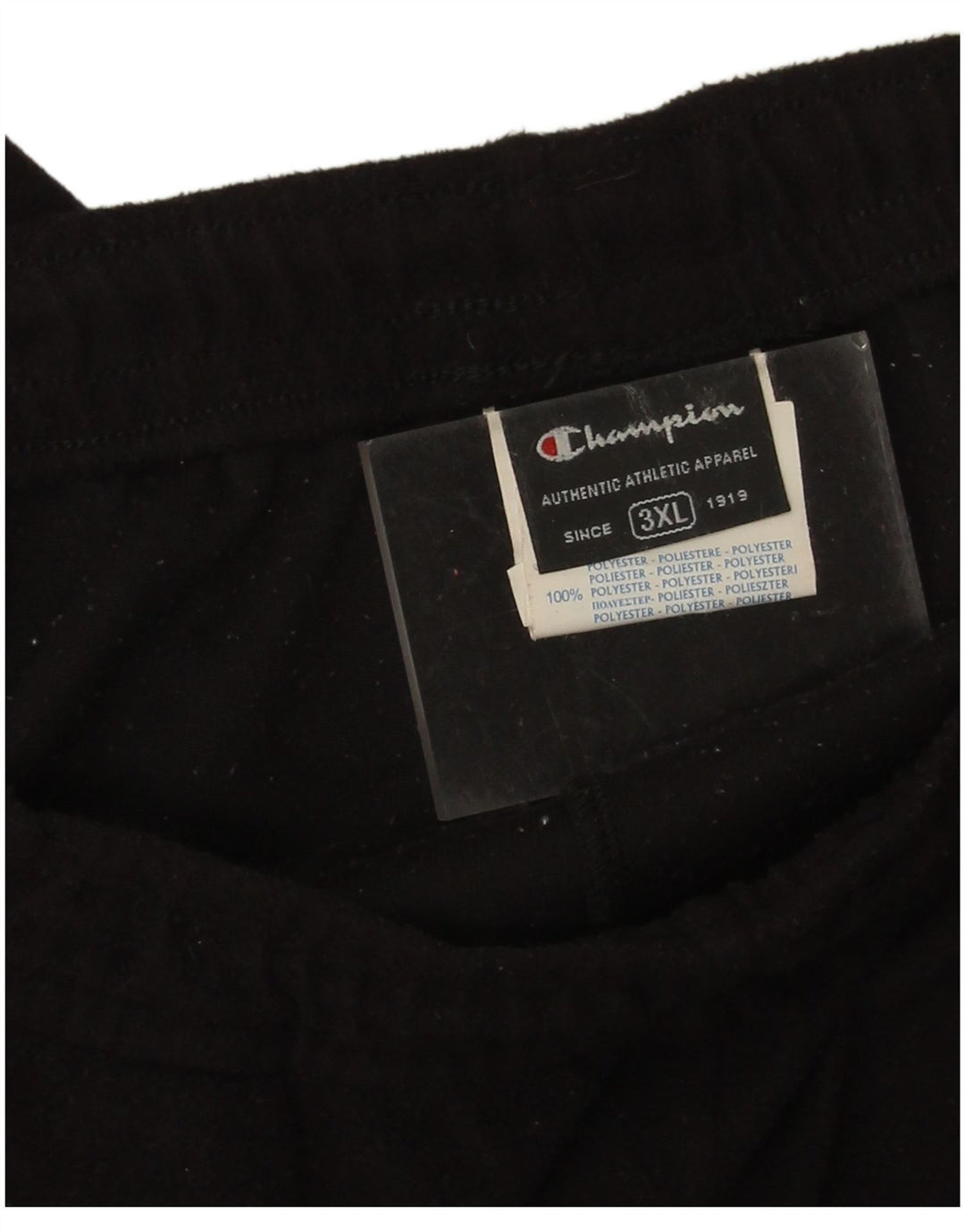 Champion Herren Fleece-Trainingshose 3XL Schwarz Polyester