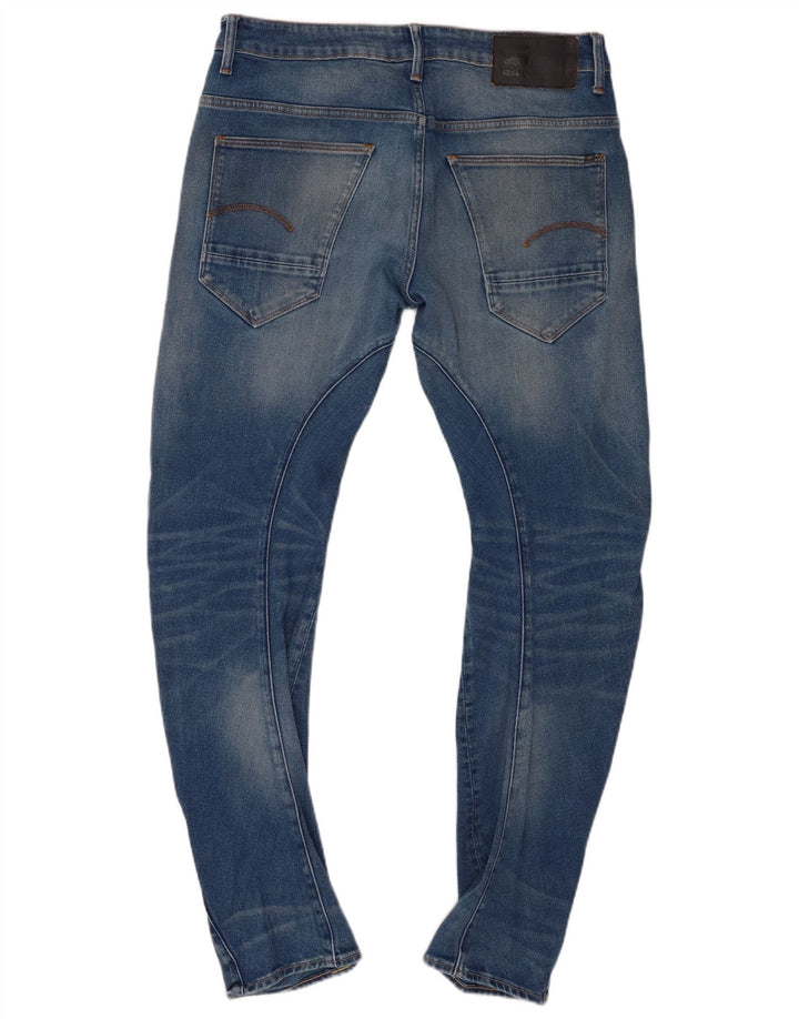 G-Star Herren 3D Arc Slim Jeans W32 L32 Blaue Baumwolle