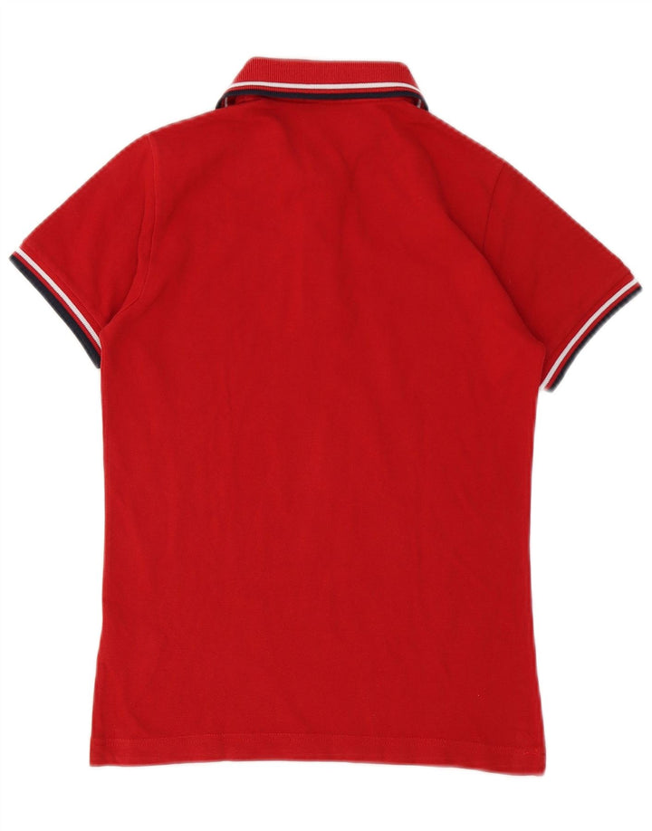 Fred Perry Jungen-Poloshirt, 9–10 Jahre, rote Baumwolle