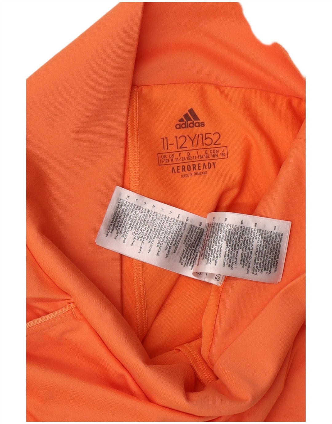 ADIDAS Mädchen Skort 11-12 Jahre Orange Polyester Sport