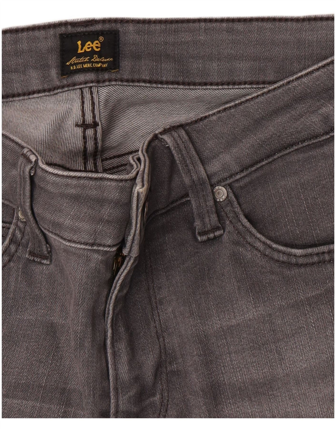 Lee Damen Skinny Jeans W26 L28 Grau