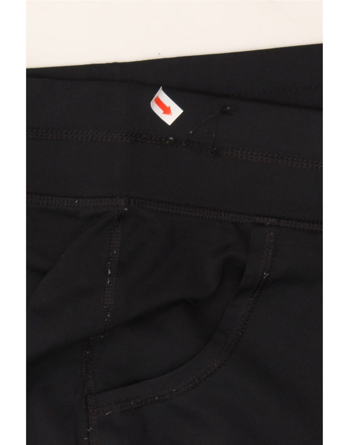 FILA Womens Tracksuit Trousers UK 14 Medium Black Polyester Vintage Fila and Second-Hand Fila from Messina Hembry 