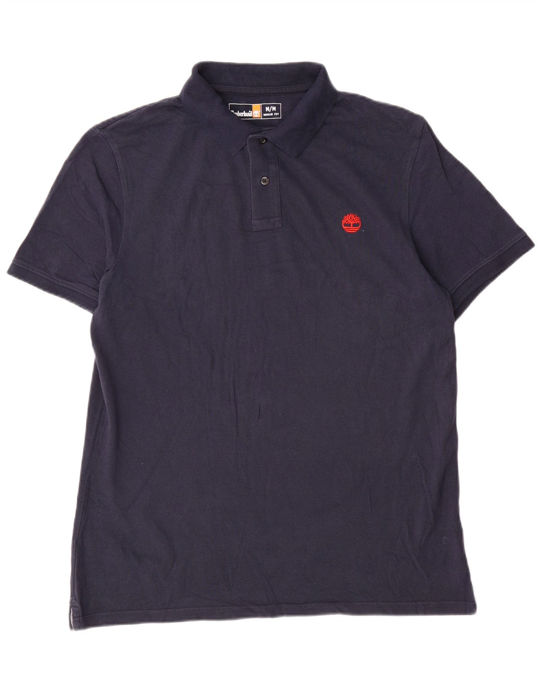 Timberland Herren-Poloshirt mit normaler Passform, mittleres Marineblau