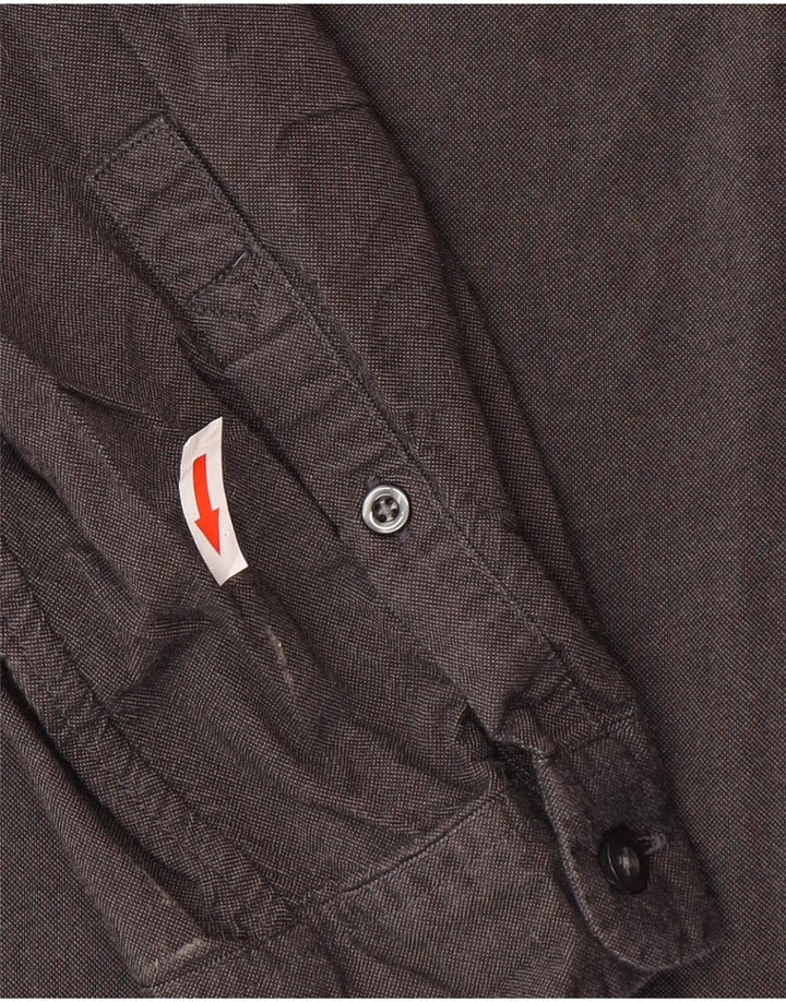 Fred Perry Herrenhemd 2XL Grau Baumwolle