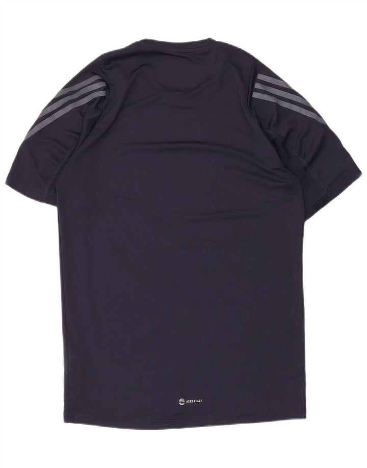 Adidas Herren Aeroready T-Shirt Top Medium Marineblau Polyester