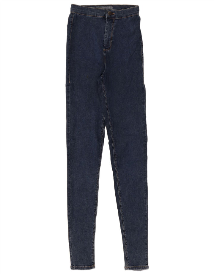 TOPSHOP Damen Skinny Jeans W26 L32 Blaue Baumwolle