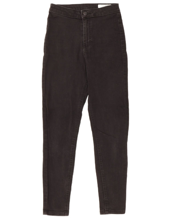 Marks & Spencer Damen Super Skinny Jeans UK 8 Small W26 L27 Schwarze Baumwolle