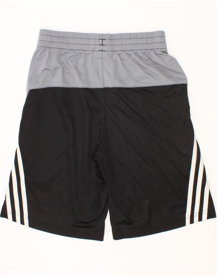 ADIDAS Sportshorts für Jungen, 7–8 Jahre, Größe S, Schwarz, Farbblock-Polyester