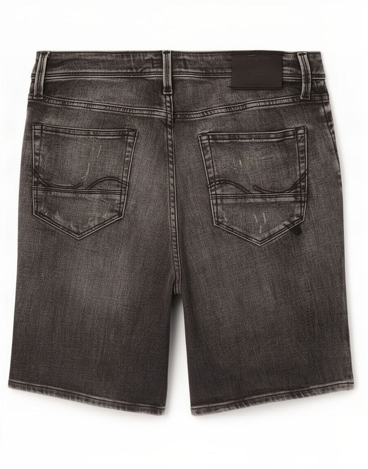 Jack & Jones Herren-Jeansshorts im Distressed-Look, Größe S, W32, Grau, Baumwolle