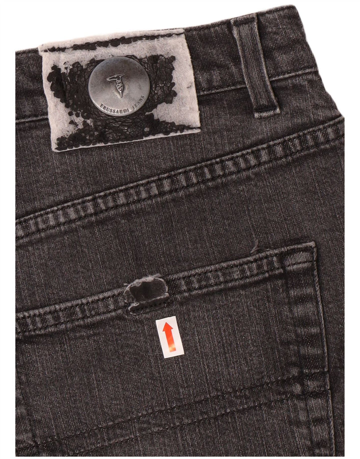 TRUSSARDI Herren Straight Jeans W36 L29 Grau