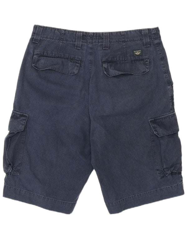 Dockers Herren Khakis Cargo Shorts W34 Große marineblaue Baumwolle