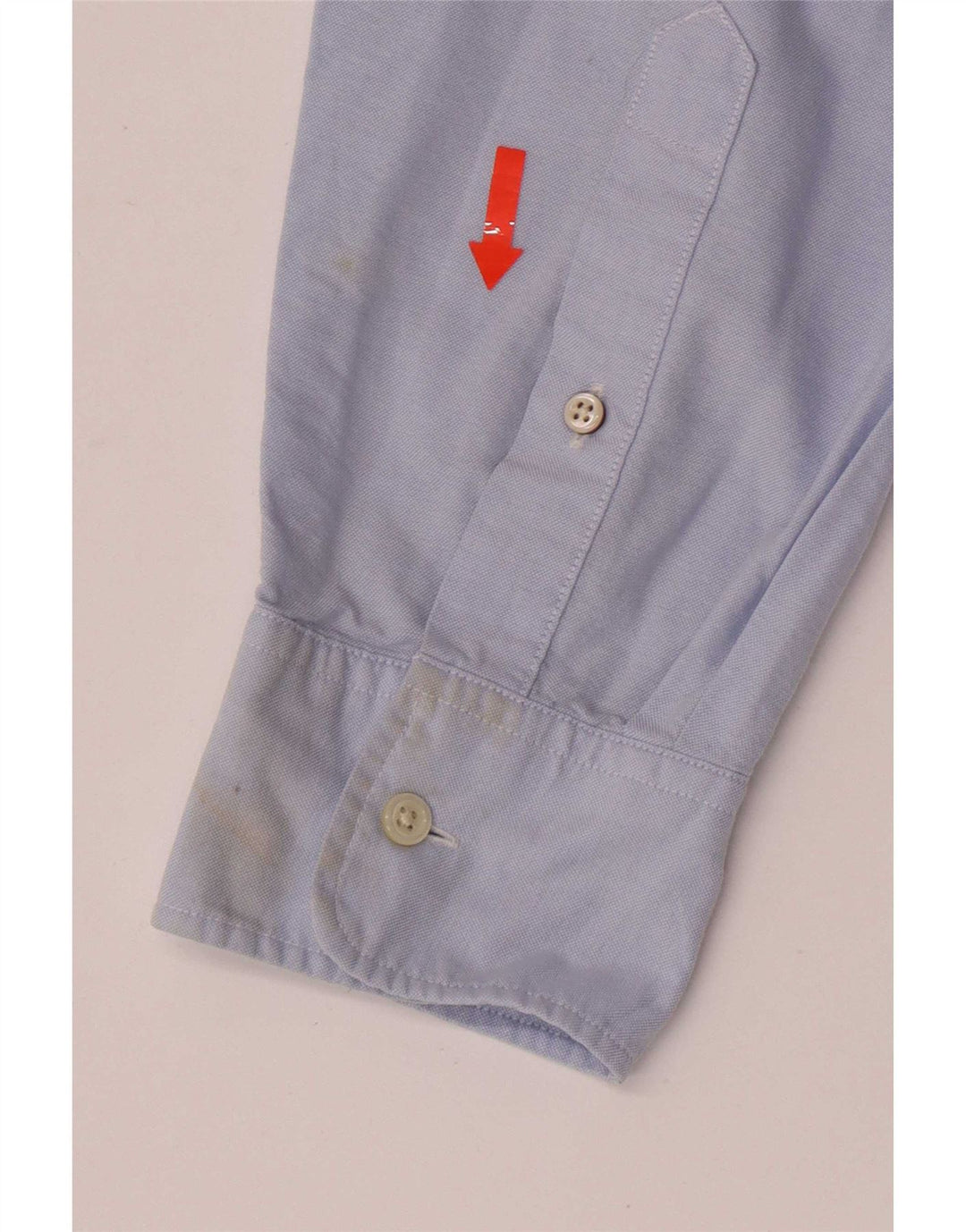 Gant Herren-Hemd mit normaler Passform, Größe 17 1/2 XL, blaue Baumwolle