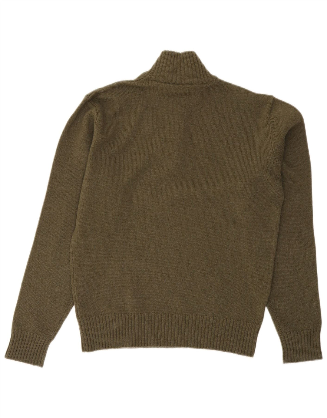 Fila Herren-Pullover mit Reißverschluss am Hals, kleine Khaki-Wolle