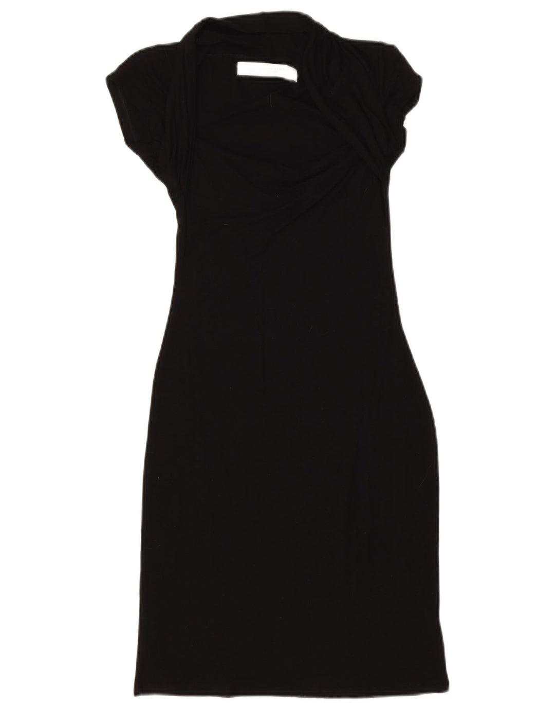 Zara Damen, figurbetontes Kleid, Größe S, Schwarz, Viskose