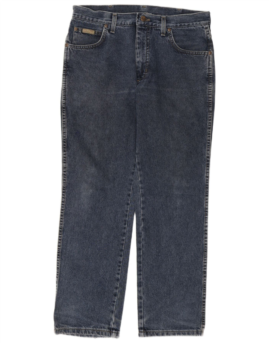 Wrangler Herren Texas Straight Jeans W33 L30 Blaue Baumwolle