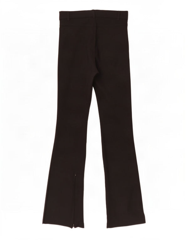 Zara Damen Flare Freizeithose Medium W28 L33 Schwarz