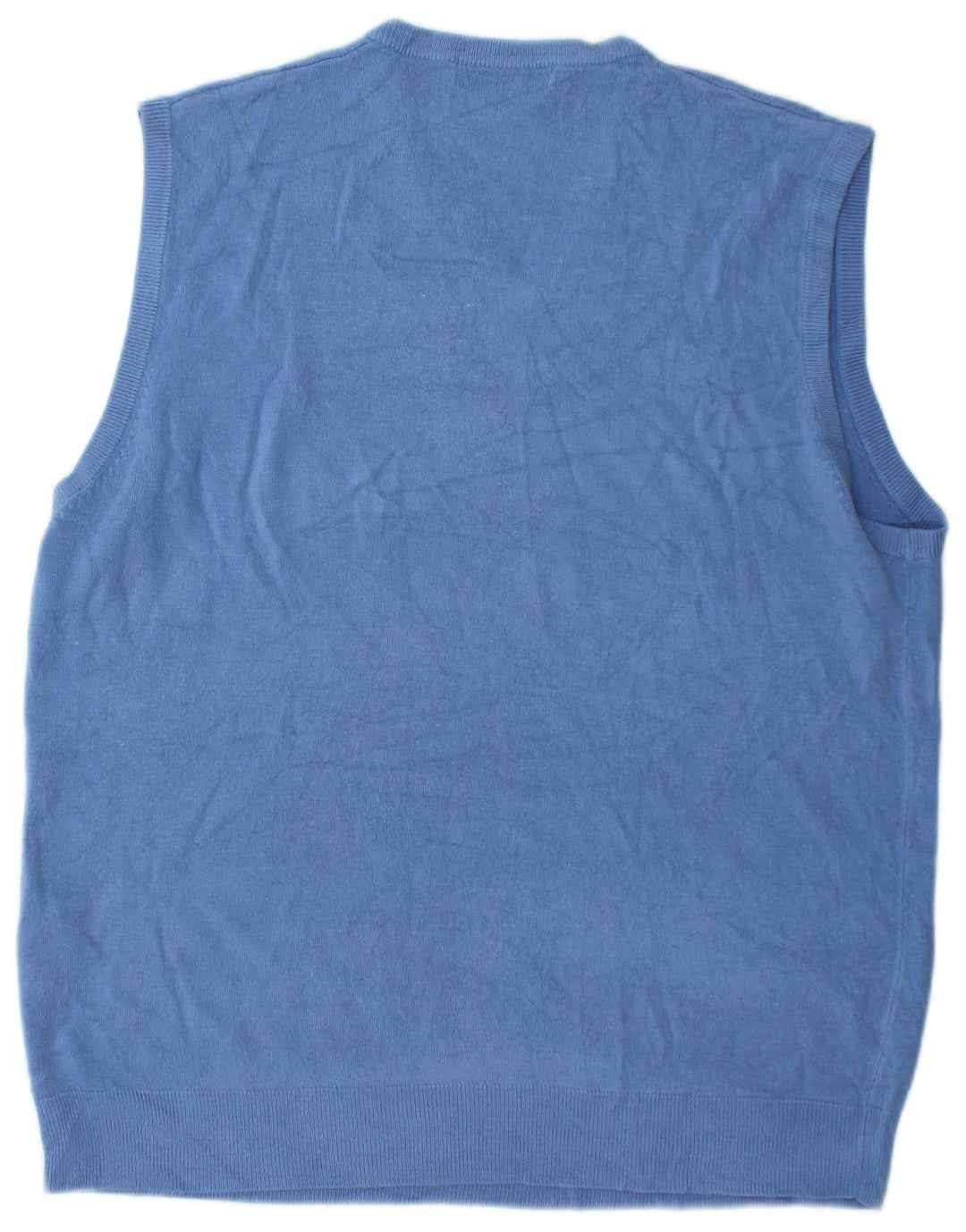 Marks & Spencer Herren Weste Tank Top XL Blau Acryl