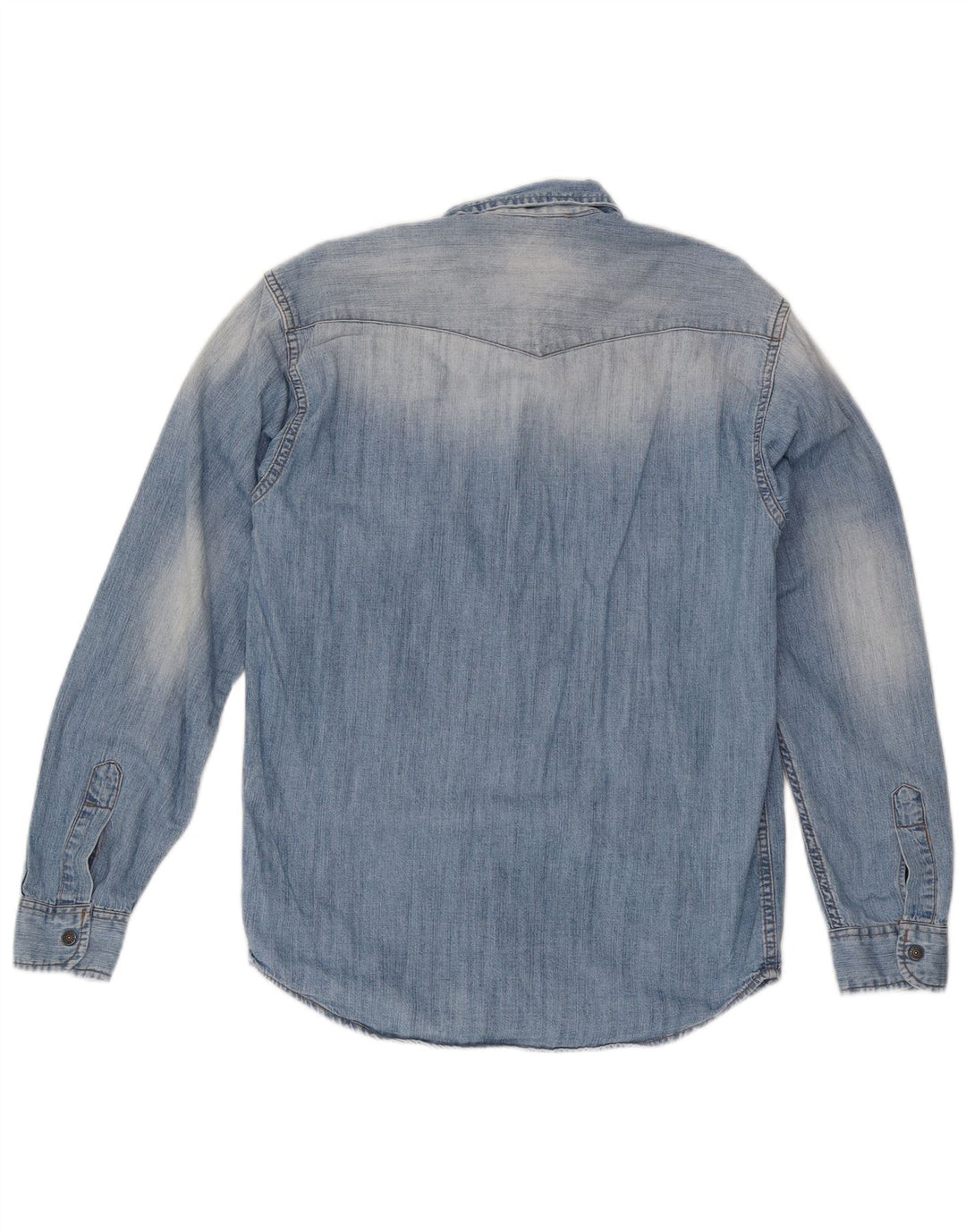 Carrera Herren-Jeanshemd, kleine blaue Baumwolle