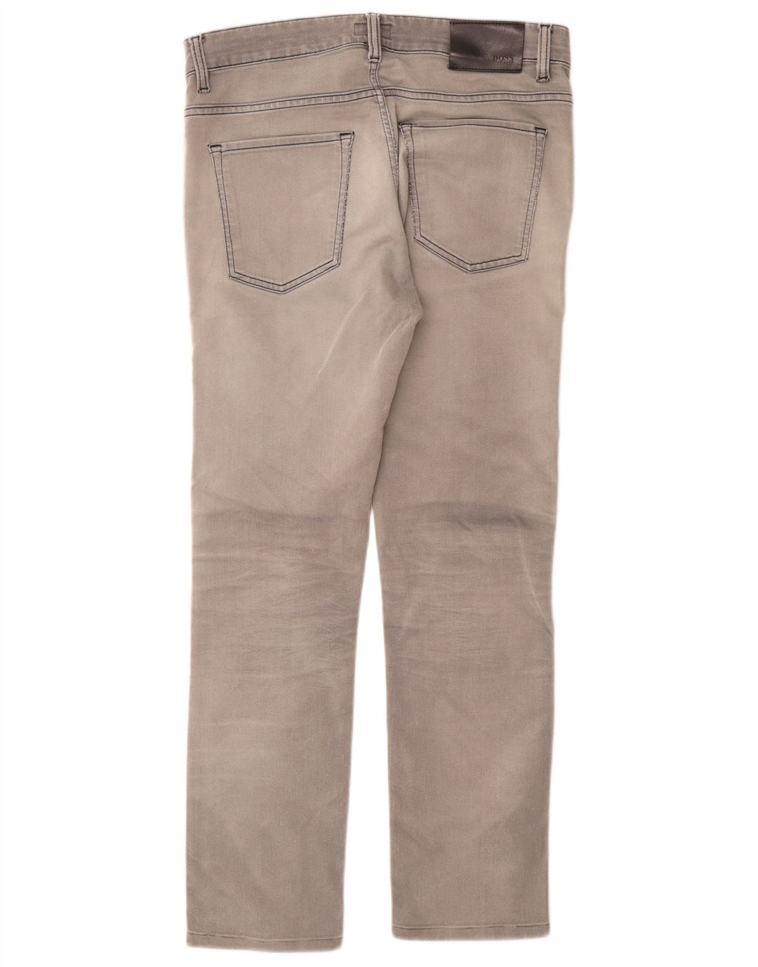 HUGO BOSS Herren Slim Jeans W31 L29 Graue Baumwolle