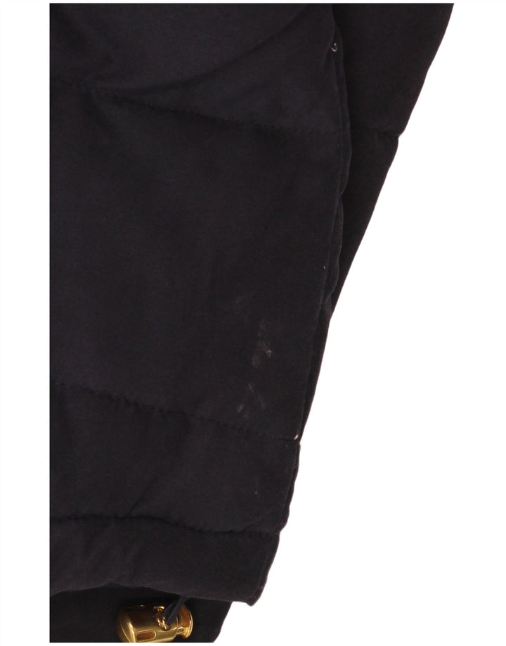 JOULES Wattierte Damenjacke UK 14 Large Marineblau Polyester