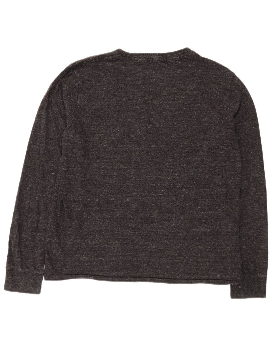 SUPERDRY Herren-Oberteil, langärmelig, 2XL, grau meliert, Baumwolle
