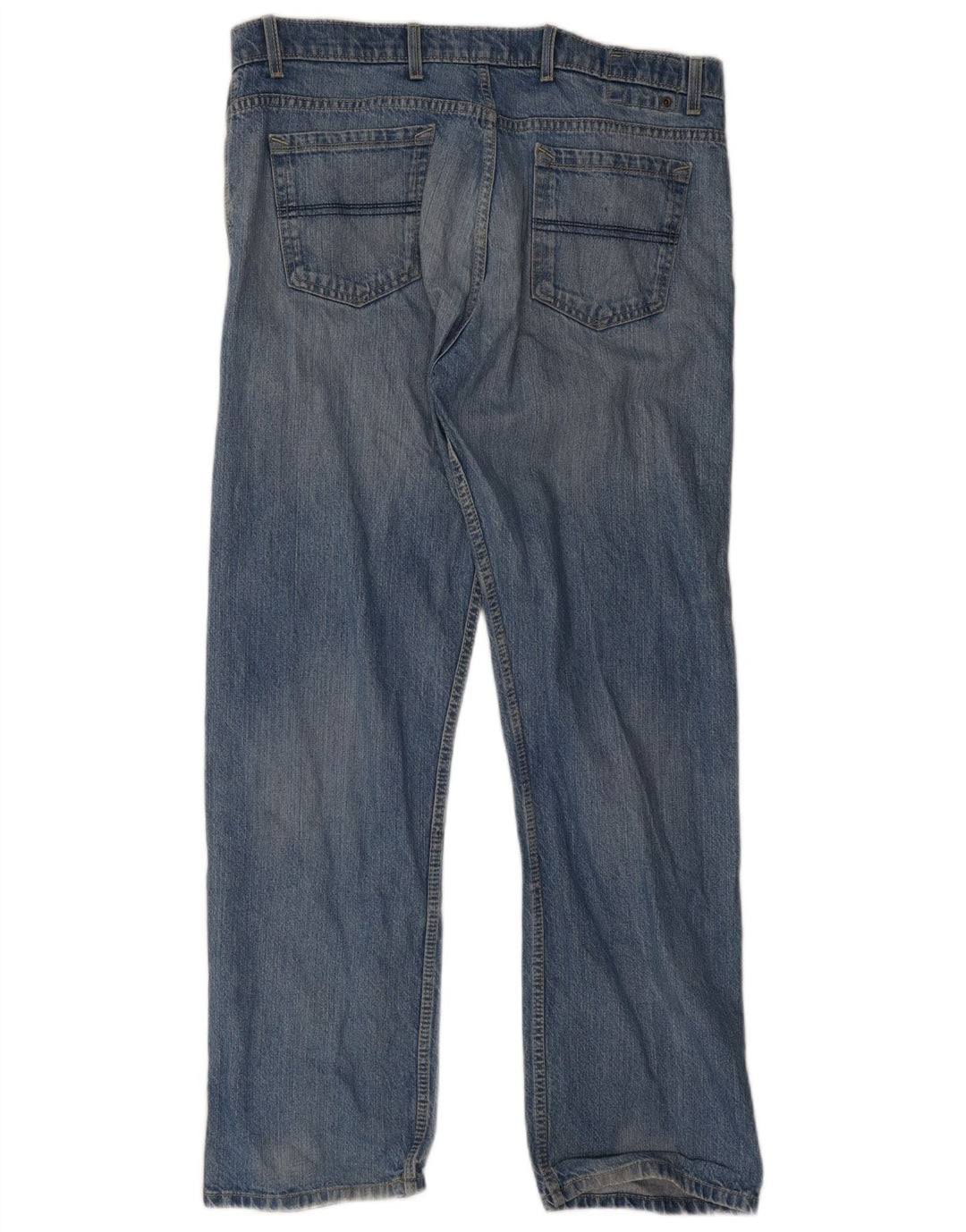 Marks & Spencer Herren Blue Harbor Straight Jeans W38 L33 Blaue Baumwolle