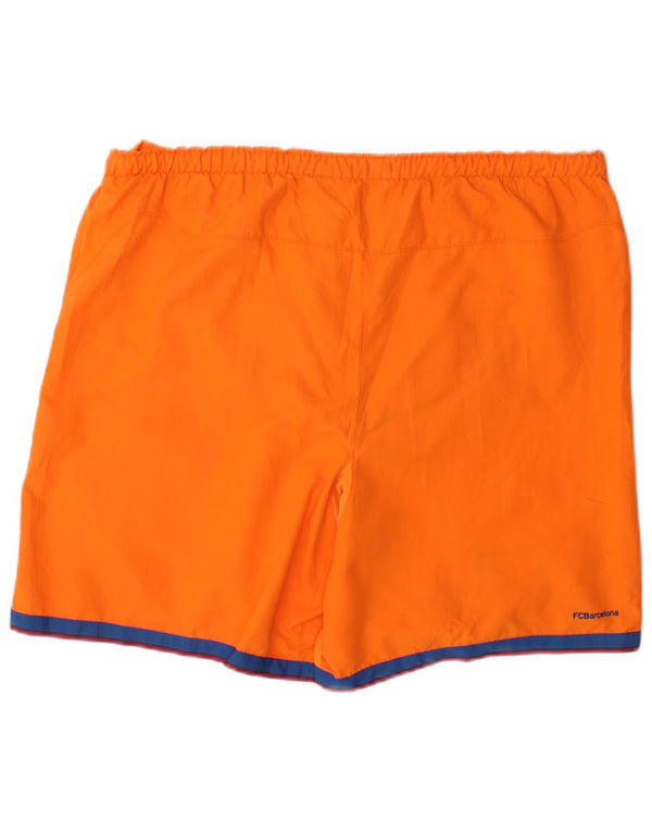 Nike Herren Barcelona Graphic Sport Shorts UK 31/33 Mittelorange Polyester