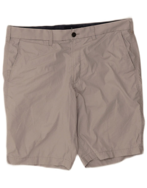 Marks & Spencer Herren Blue Harbor Chino Shorts W36 Große graue Baumwolle