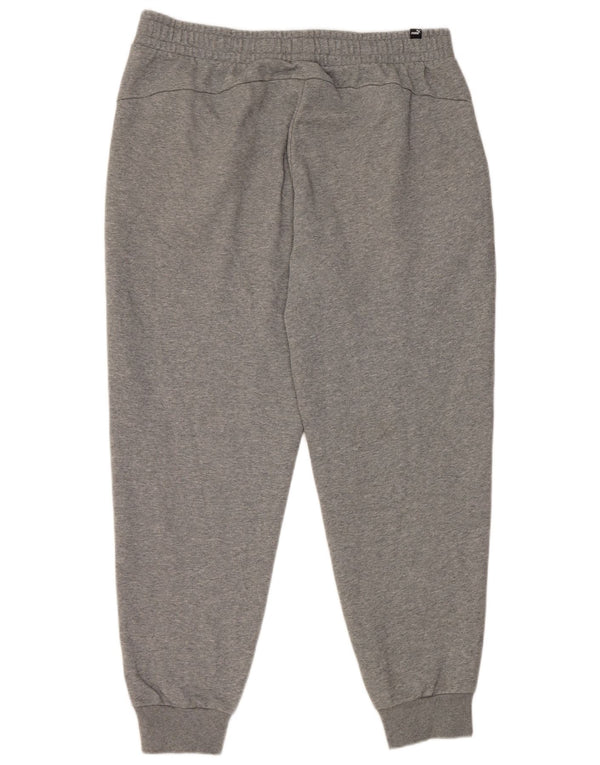 Puma Damen Trainingshose Jogger UK 18 XL Grau Baumwolle
