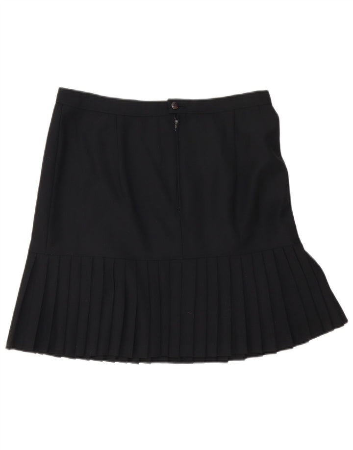 Vintage Damen Trompetenrock W32 Groß Schwarz