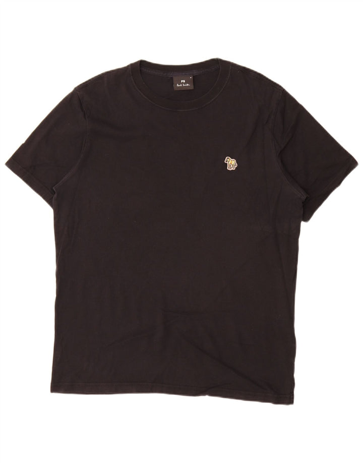 Paul Smith Herren T-Shirt Top Medium Schwarz Baumwolle