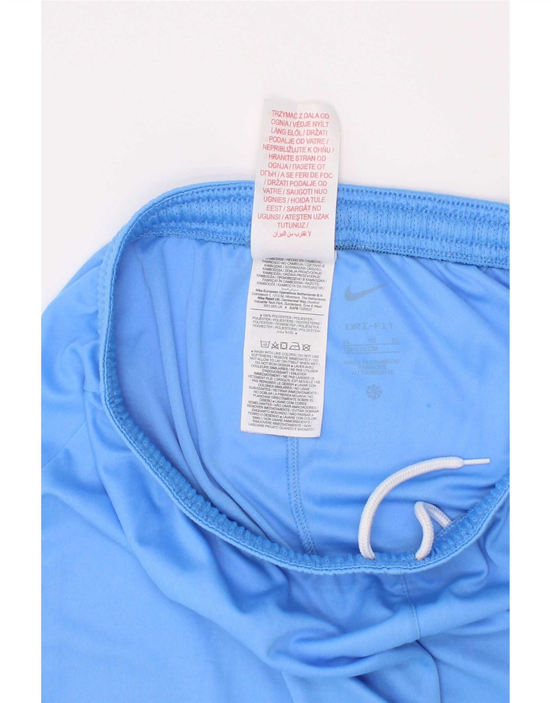 Nike Dri Fit Sportshorts für Jungen, 13–14 Jahre, XL, blaues Polyester