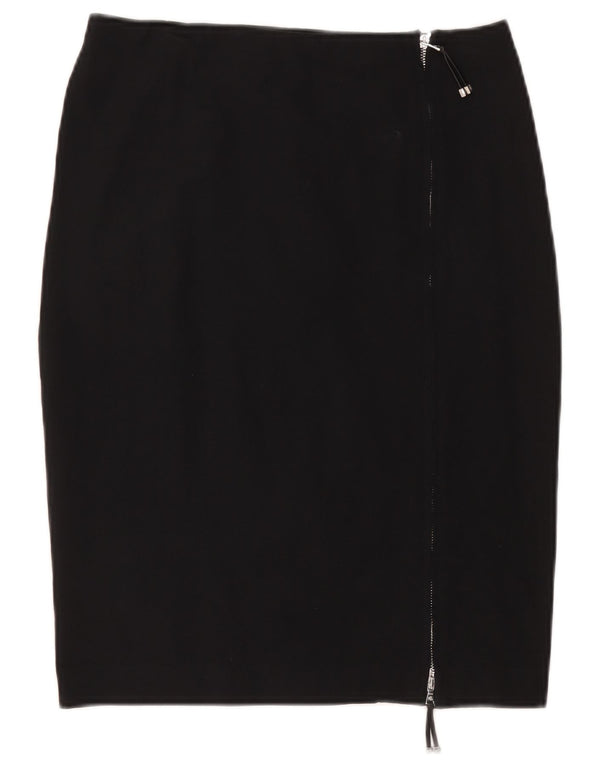 Ralph Lauren Womens Pencil Skirt US 4 Small W28  Black Cotton