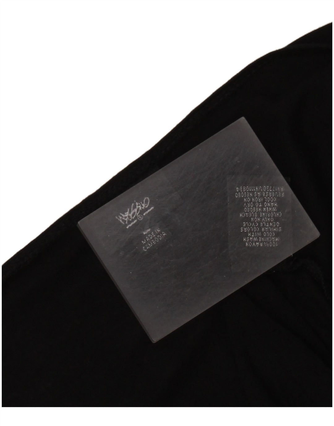 MOSSIMO Damen-Kleid in A-Linie mit 3/4-Ärmeln, Gr. 44, Schwarz, Viskose