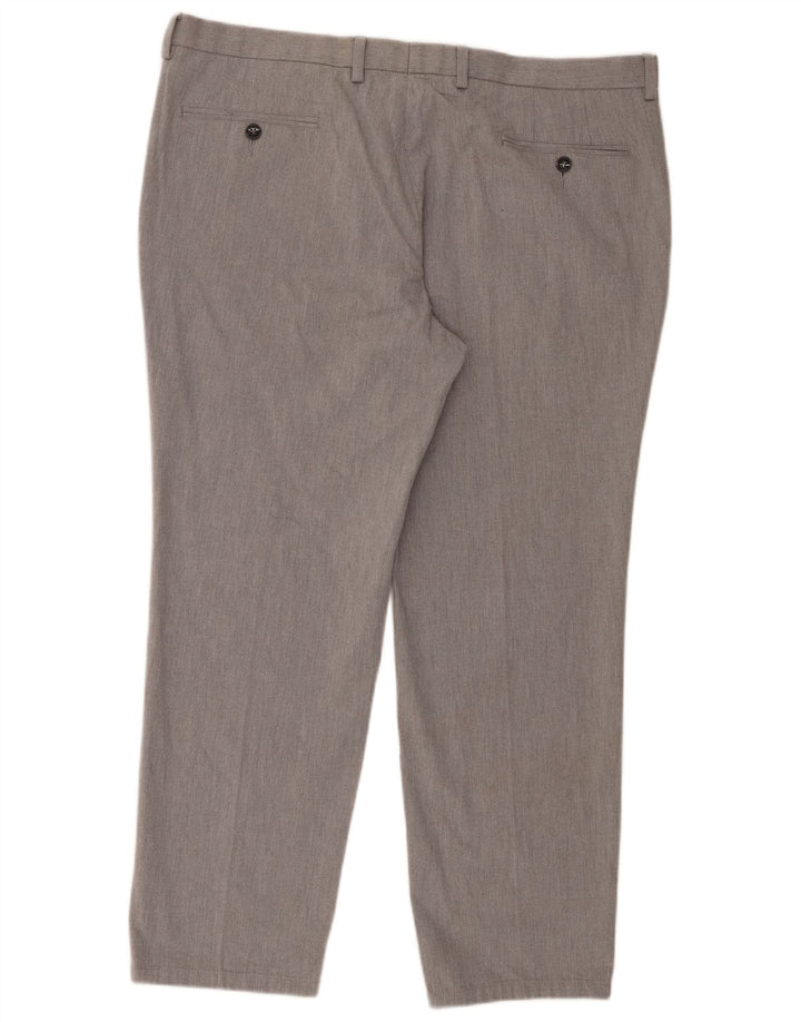 Gerade Herren-Chinohose von Marks & Spencer, Breite 40, Länge 29, Grau, Baumwolle