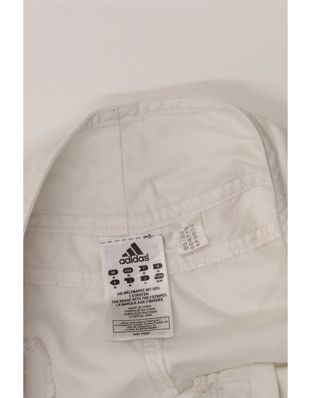 Adidas Herren-Badeshorts mit Grafik, mittelweiß, geblümt, Polyester
