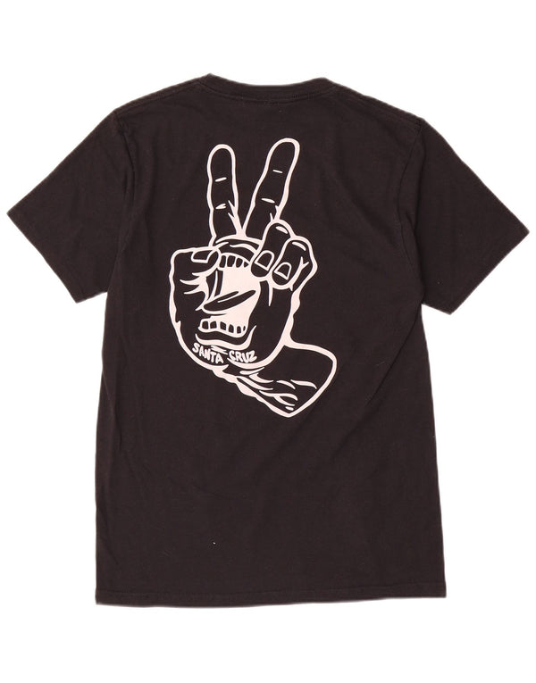 Santa Cruz Herren Eco Graphic T-Shirt Top Small Schwarz