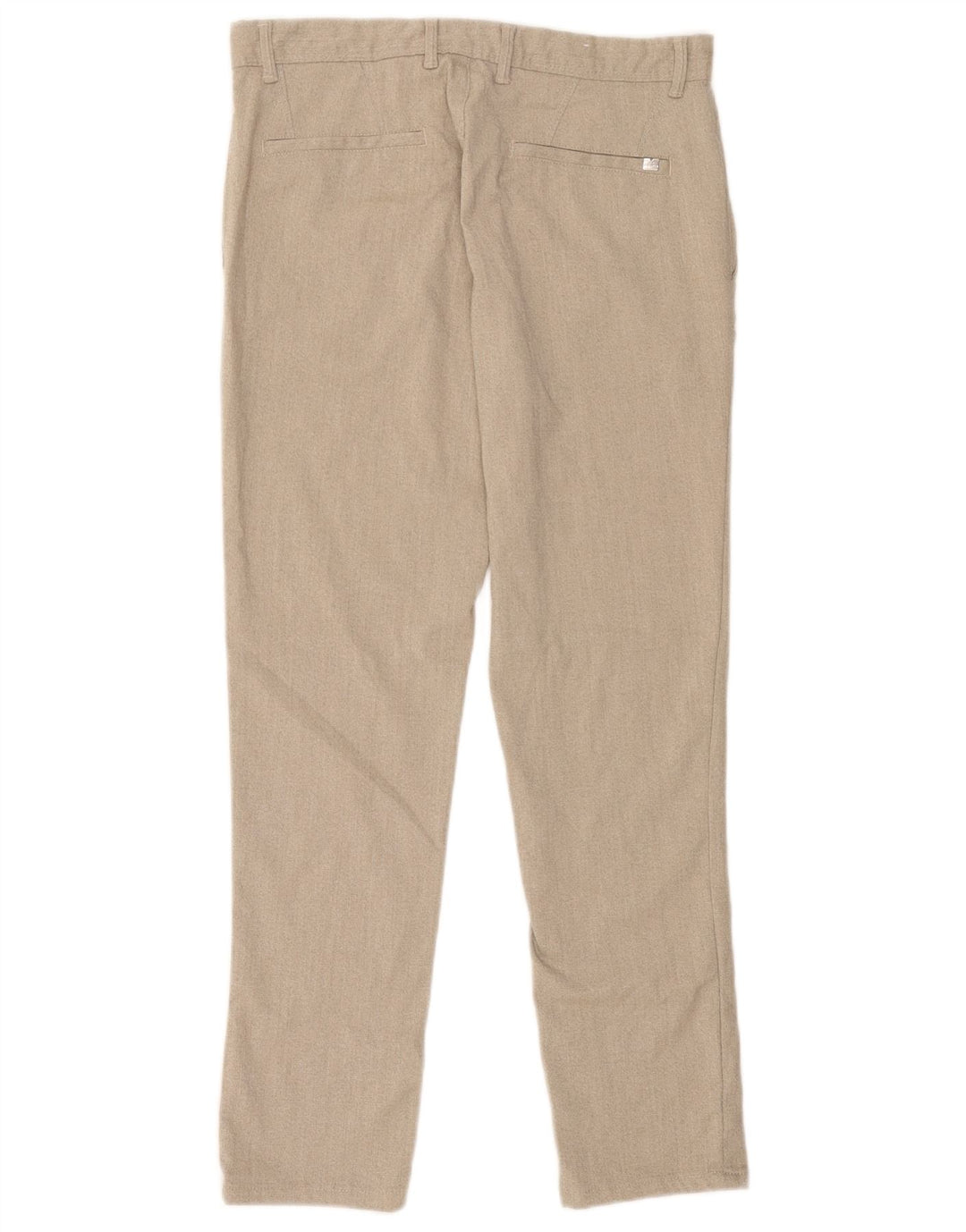 Gerade Chino-Hose für Herren von Zara, EU 40, mittelgroß, W31, L28, Beige, Polyester