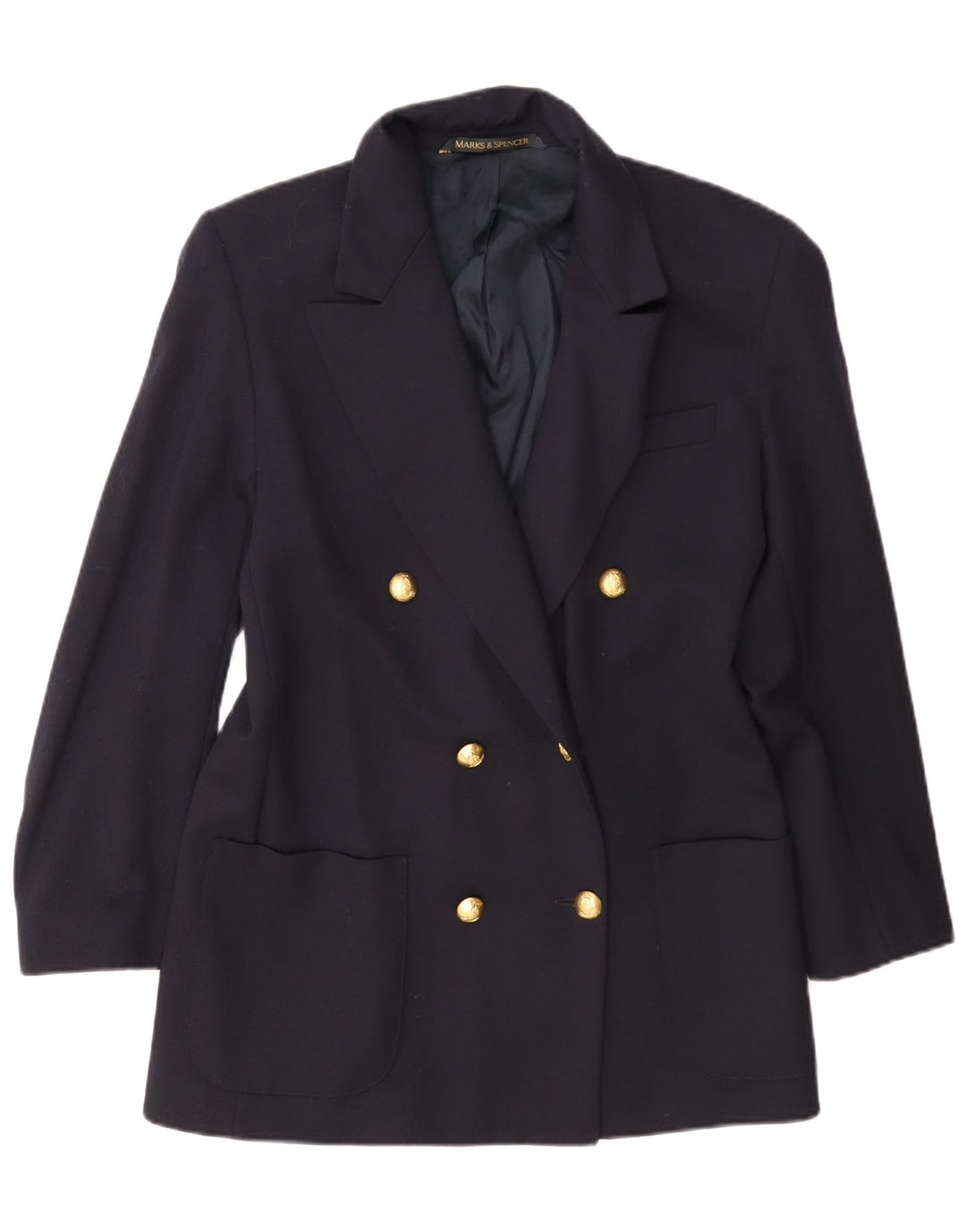 Marks & Spencer Damen-Blazer in Übergröße, Gr. 10, Marineblau