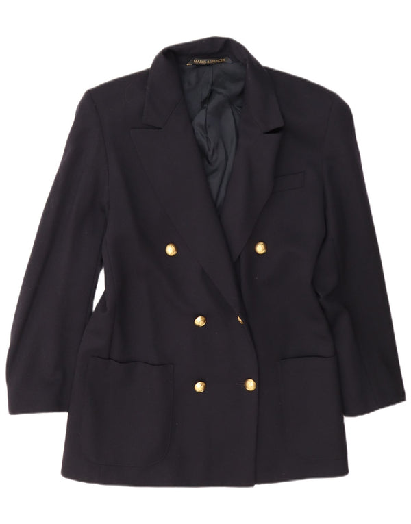 Marks & Spencer Damen-Blazer in Übergröße, Gr. 10, Marineblau