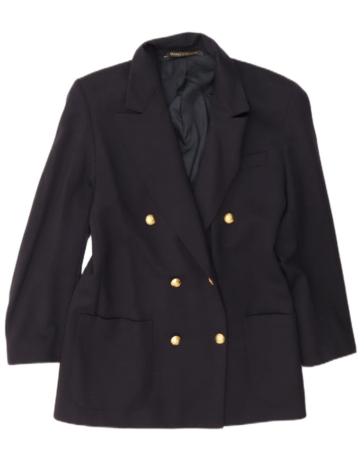 Marks & Spencer Damen-Blazer in Übergröße, Gr. 10, Marineblau