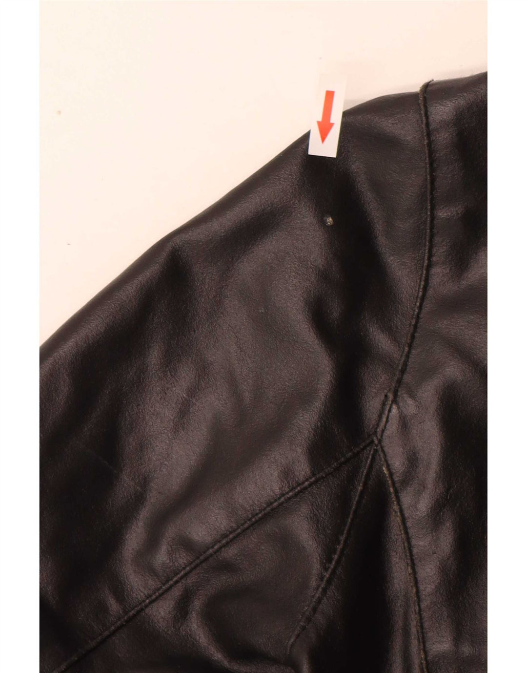 Vera Pelle Damen Lederjacke IT 44 Medium Schwarz