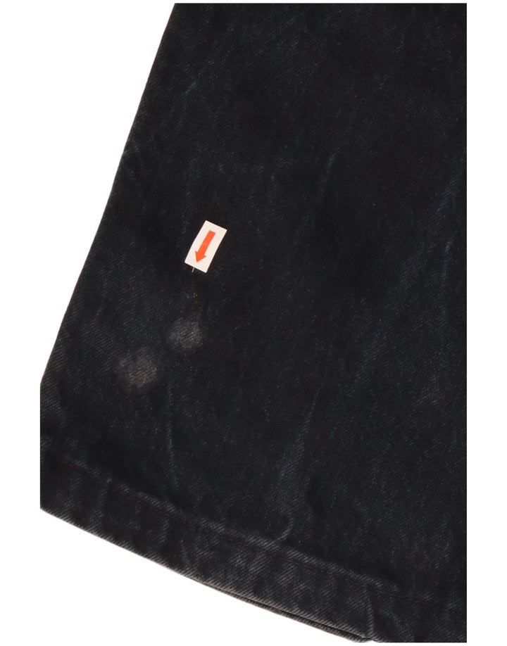 Levi's Herren 501 Straight Jeans W40 L26 schwarze Baumwolle